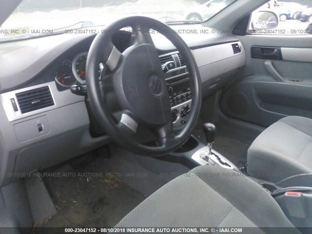 KL5JD56Z06K357080 - 2006 SUZUKI FORENZA SILVER photo 5