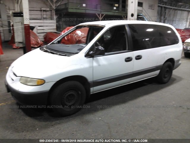 1B4GP44R1VB468337 - 1997 DODGE GRAND CARAVAN SE/SPORT WHITE photo 2