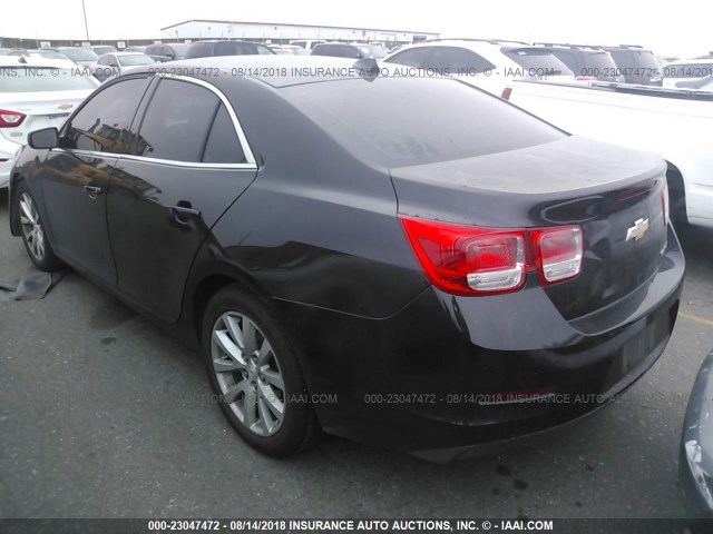 1G11E5SA1DU129557 - 2013 CHEVROLET MALIBU 2LT BLACK photo 3