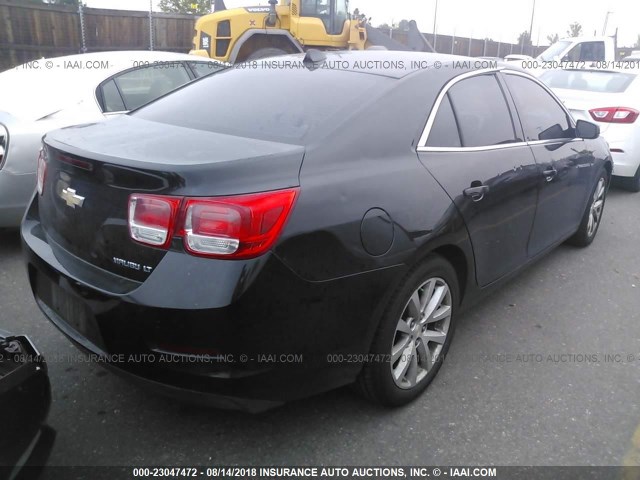 1G11E5SA1DU129557 - 2013 CHEVROLET MALIBU 2LT BLACK photo 4