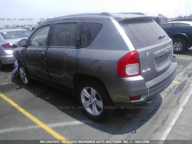 1C4NJDEB3CD546194 - 2012 JEEP COMPASS LATITUDE BLUE photo 3