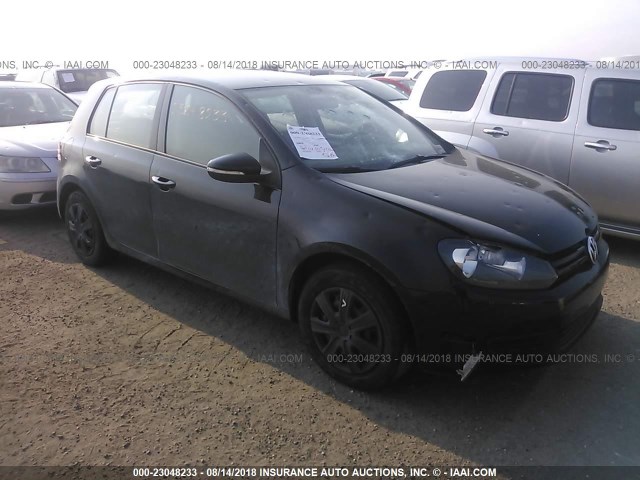 WVWDA9AJ0AW339544 - 2010 VOLKSWAGEN GOLF BLACK photo 1