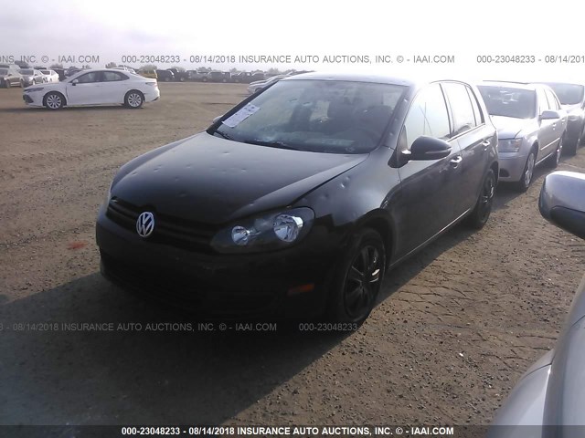 WVWDA9AJ0AW339544 - 2010 VOLKSWAGEN GOLF 黑色 照片 2