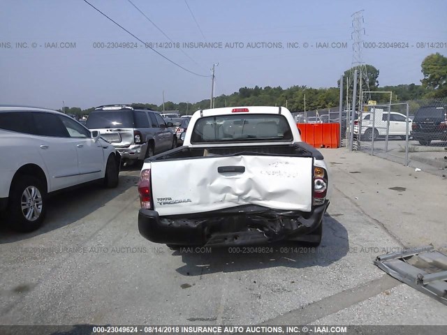 5TFNX4CN4EX037437 - 2014 TOYOTA TACOMA WHITE photo 8