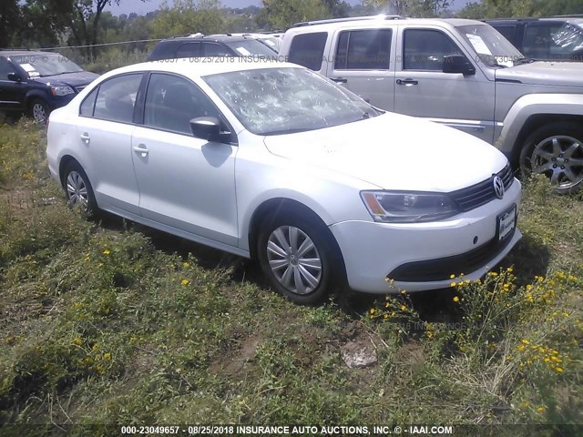 3VW2K7AJ2EM304547 - 2014 VOLKSWAGEN JETTA S 白色 照片 1