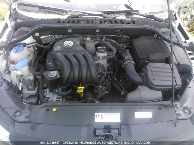3VW2K7AJ2EM304547 - 2014 VOLKSWAGEN JETTA S 白色 照片 10