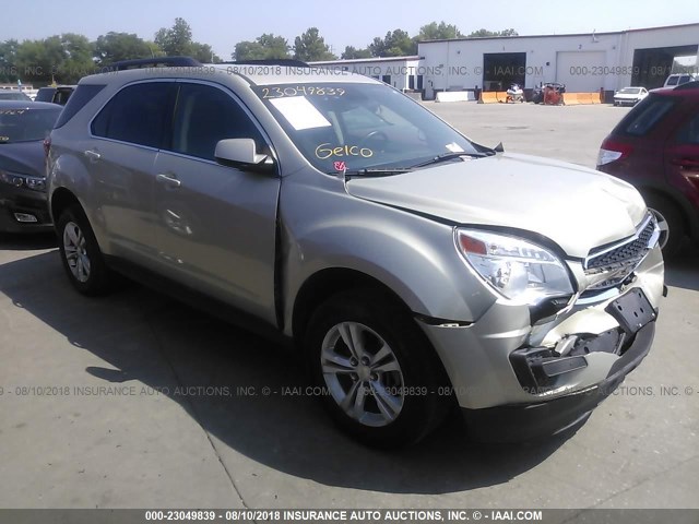 2GNALBEK8F1128461 - 2015 CHEVROLET EQUINOX LT BEIGE photo 1