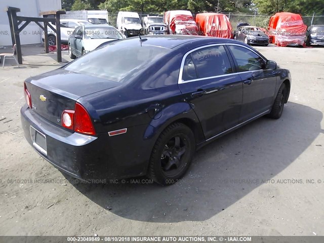 1G1ZC5EB1AF273557 - 2010 CHEVROLET MALIBU 1LT ლურჯი ფოტო 4