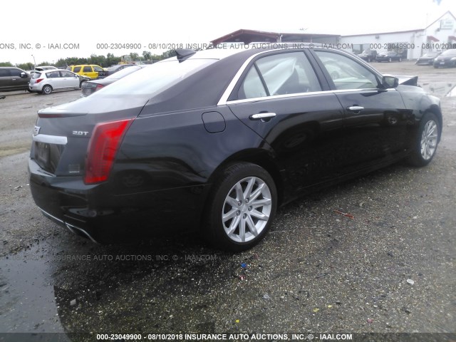 1G6AP5SX4G0122199 - 2016 CADILLAC CTS BLACK photo 4