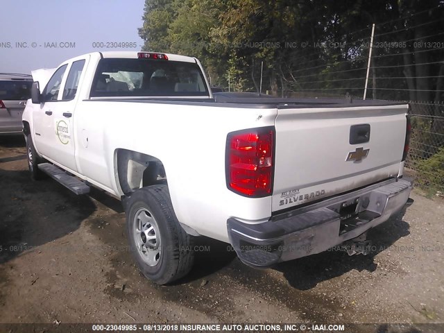 1GC2CUEG0FZ549084 - 2015 CHEVROLET SILVERADO C2500 HEAVY DUTY WHITE photo 3