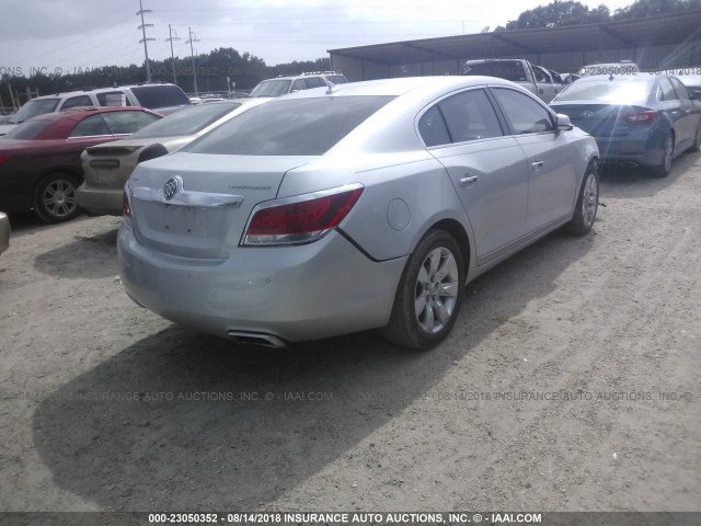 1G4GF5E39DF262899 - 2013 BUICK LACROSSE PREMIUM SILVER photo 4