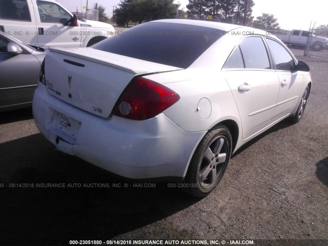 1G2ZG58N574139631 - 2007 PONTIAC G6 SE WHITE photo 4