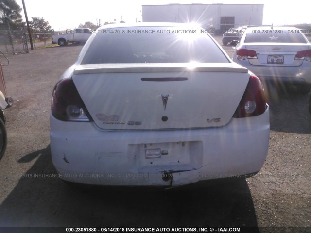 1G2ZG58N574139631 - 2007 PONTIAC G6 SE WHITE photo 6