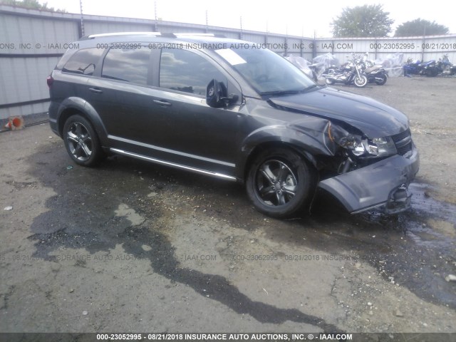 3C4PDCGG3HT538021 - 2017 DODGE JOURNEY CROSSROAD GRAY photo 1