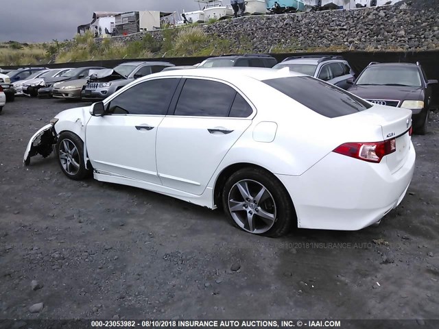 JH4CU2F8XCC013088 - 2012 ACURA TSX SE WHITE photo 3