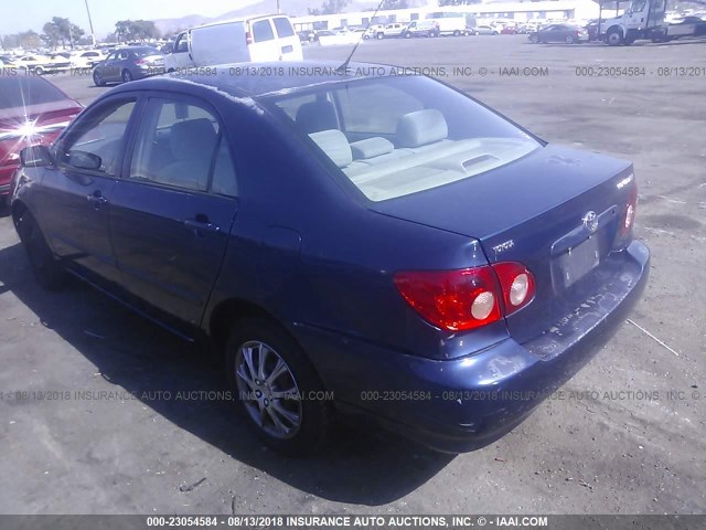 1NXBR32E26Z744513 - 2006 TOYOTA COROLLA CE/LE/S BLUE photo 3