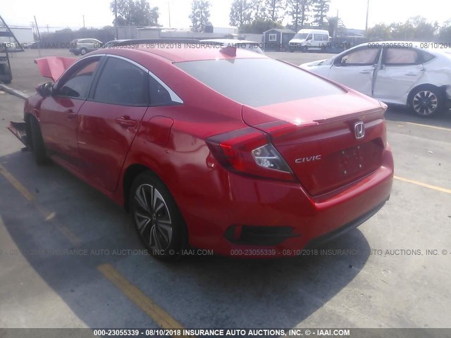 2HGFC1F73GH658351 - 2016 HONDA CIVIC EXL RED photo 3