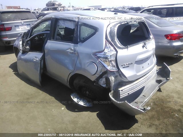 3N1CE2CP1FL373498 - 2015 NISSAN VERSA NOTE S/S PLUS/SV/SL/SR SILVER photo 3