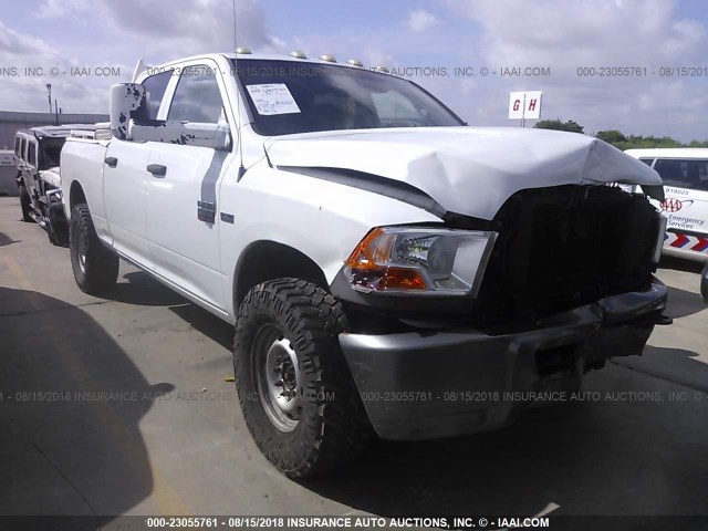 3D7TT2CT6AG116988 - 2010 DODGE RAM 2500 WHITE photo 1