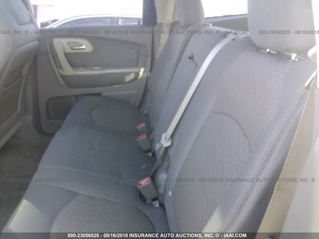 1GNLREED5AJ225576 - 2010 CHEVROLET TRAVERSE LS SILVER photo 8