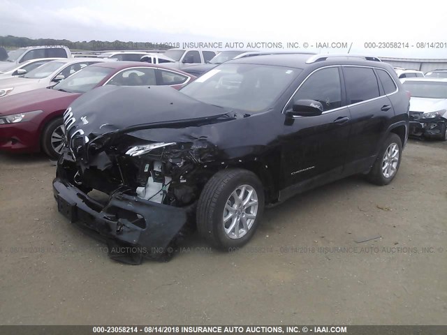 1C4PJMCS5FW757224 - 2015 JEEP CHEROKEE LATITUDE BLACK photo 2