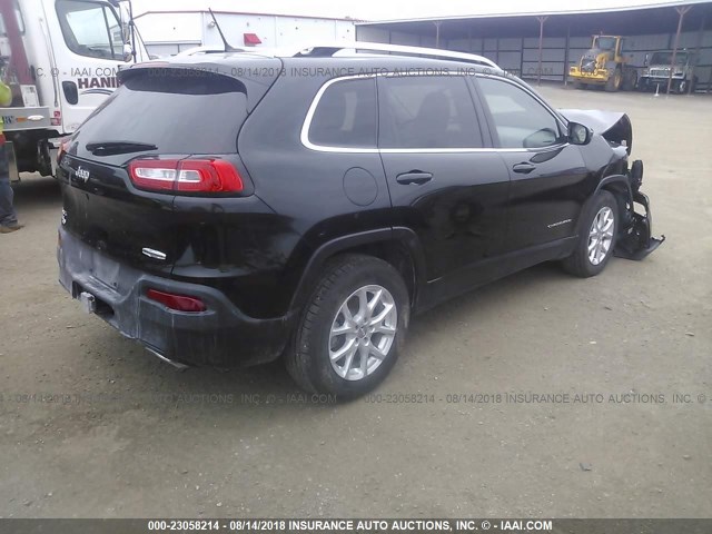 1C4PJMCS5FW757224 - 2015 JEEP CHEROKEE LATITUDE BLACK photo 4