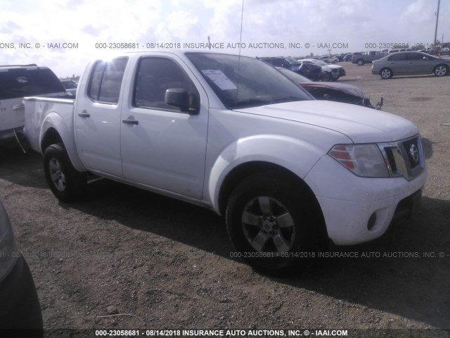 1N6AD0ER4CC426936 - 2012 NISSAN FRONTIER S/SV/SL/PRO-4X WHITE photo 1