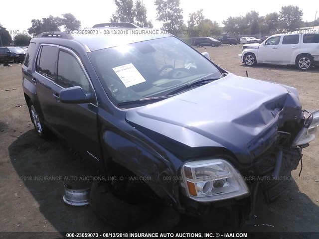 2GKFLWEK4E6174266 - 2014 GMC TERRAIN SLE BLUE photo 1