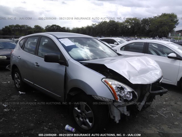 JN8AS5MV1DW609722 - 2013 NISSAN ROGUE S/SV SILVER photo 1