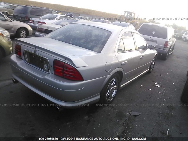 1LNHM86S72Y691493 - 2002 LINCOLN LS SILVER photo 4