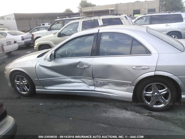 1LNHM86S72Y691493 - 2002 LINCOLN LS SILVER photo 6