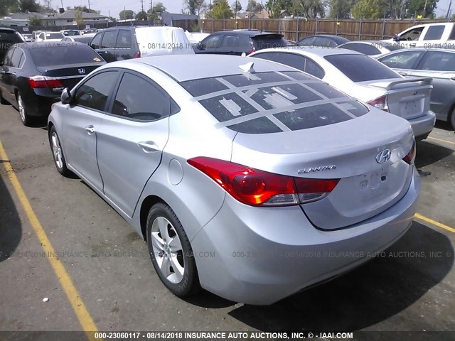 5NPDH4AE8DH333003 - 2013 HYUNDAI ELANTRA GLS/LIMITED GRAY photo 3