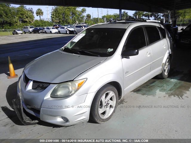 5Y2SL62873Z483122 - 2003 PONTIAC VIBE SILVER photo 2