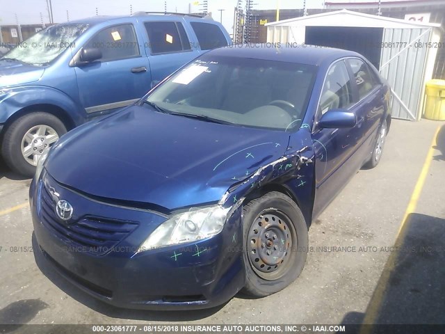 4T1BE46KX9U341174 - 2009 TOYOTA CAMRY SE/LE/XLE BLUE photo 2