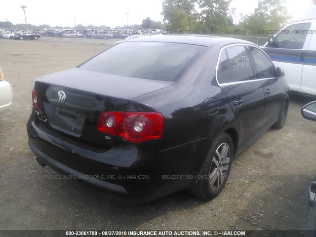 3VWRF71K96M769520 - 2006 VOLKSWAGEN JETTA 2.5 BLACK photo 4