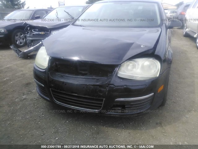 3VWRF71K96M769520 - 2006 VOLKSWAGEN JETTA 2.5 BLACK photo 6