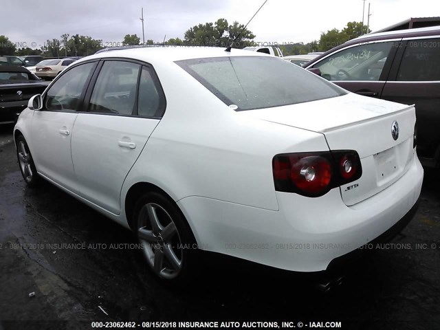 3VWRZ7AJ9AM153355 - 2010 VOLKSWAGEN JETTA SE/SEL WHITE photo 3