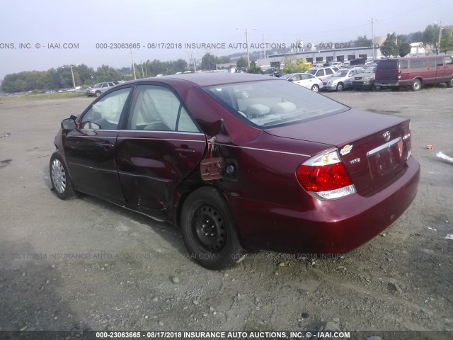 4T1BE30K26U135975 - 2006 TOYOTA CAMRY LE/XLE/SE RED photo 3