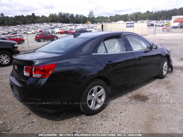 1G11B5SL4FF153028 - 2015 CHEVROLET MALIBU LS შავი ფოტო 4