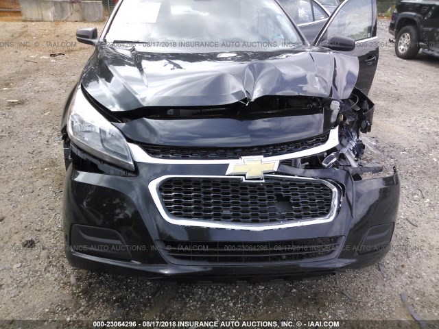1G11B5SL4FF153028 - 2015 CHEVROLET MALIBU LS შავი ფოტო 6