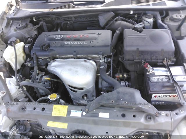 4T1BE32K34U827611 - 2004 TOYOTA CAMRY LE/XLE/SE GRAY photo 10