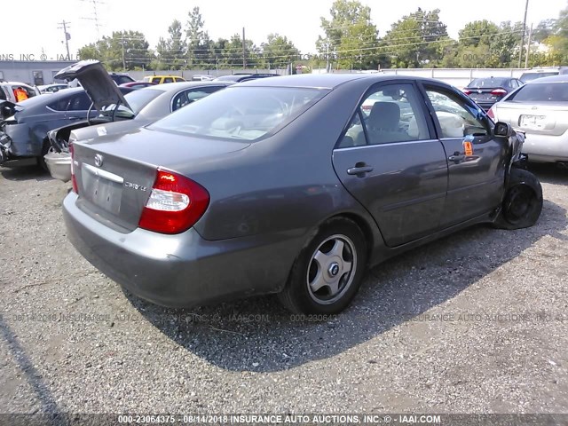 4T1BE32K34U827611 - 2004 TOYOTA CAMRY LE/XLE/SE GRAY photo 4