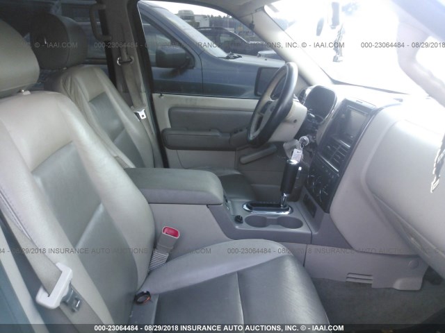 1FMEU73E57UB33457 - 2007 FORD EXPLORER XLT BLUE photo 5