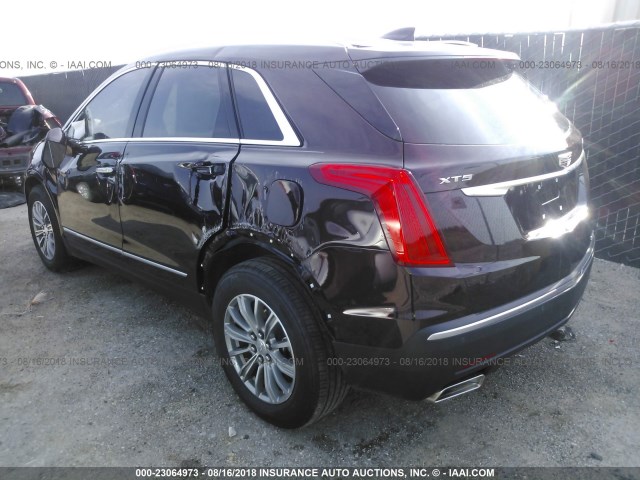 1GYKNCRS9JZ157808 - 2018 CADILLAC XT5 LUXURY RED photo 3