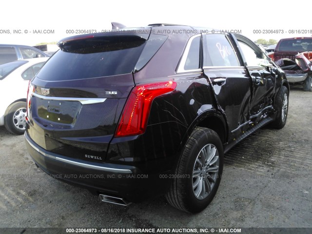 1GYKNCRS9JZ157808 - 2018 CADILLAC XT5 LUXURY RED photo 4