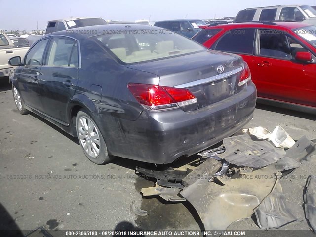 4T1BK3DB0CU469968 - 2012 TOYOTA AVALON LIMITED GRAY photo 3