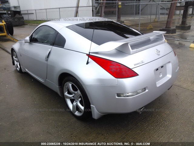 JN1BZ34D68M705065 - 2008 NISSAN 350Z COUPE SILVER photo 3