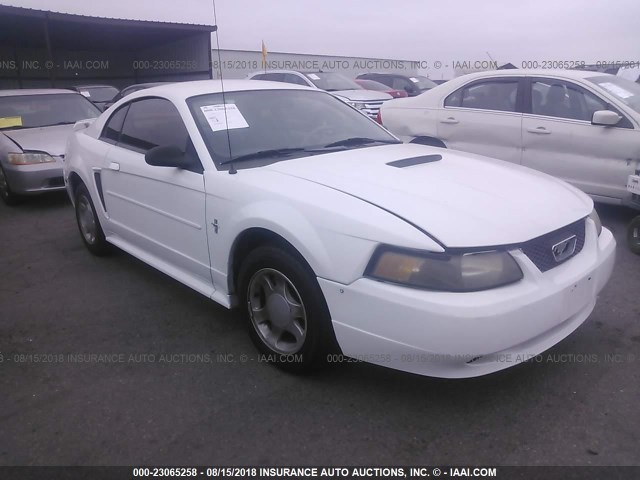 1FAFP40441F134434 - 2001 FORD MUSTANG WHITE photo 1