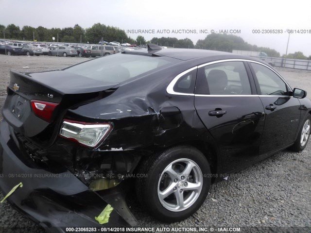 1G1ZB5ST5GF256348 - 2016 CHEVROLET MALIBU LS 黑色 照片 6