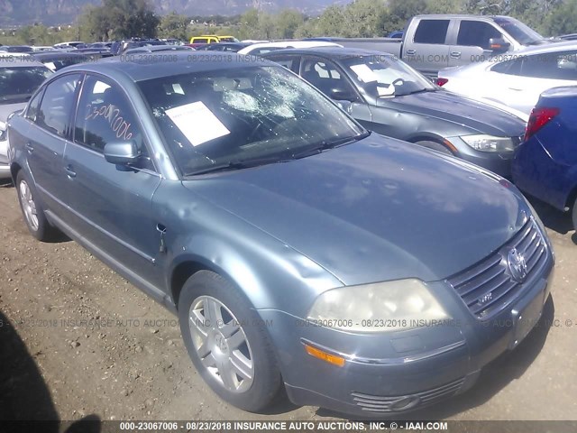 WVWUK63B82P309348 - 2002 VOLKSWAGEN PASSAT W8 4MOTION BLUE photo 1